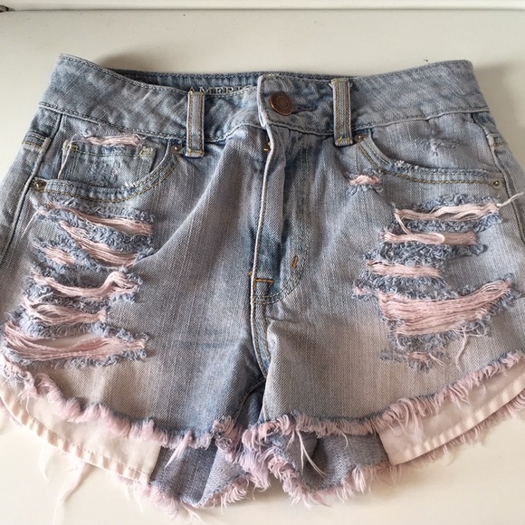 American Eagle Outfitters Pants - High rise short shorts American eagle